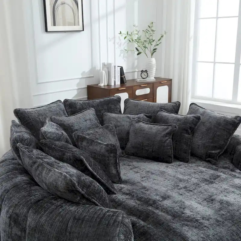 Comfortable Double Loaf Sofa Bed, Oversized Sofa Bed with Armrests – Image 38