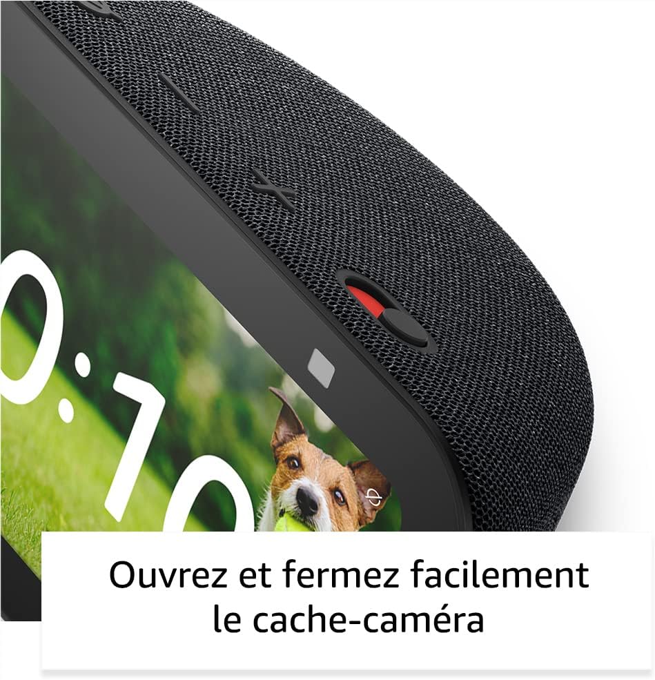 Echo Show 5 (Nouvelle génération) | Écran tactile connecté compact avec Alexa pour le contrôle de votre maison connectée et bien plus | Anthracite – Image 6