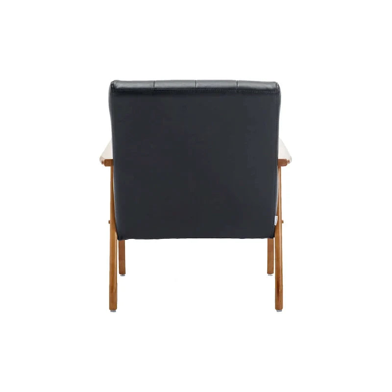 Mid Century Modern Accent Chairs Set of 2 with Side Table – Image 33