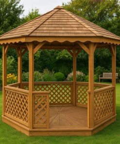 Pavillon de Jardin Bois Octogonal 360 cm