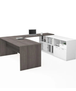 Alternative view of i3 Plus U-Desk with Two Drawers