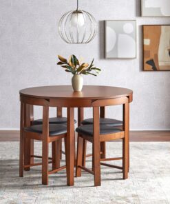 Harrisburg Tobey 5-piece Compact Round Dining Set