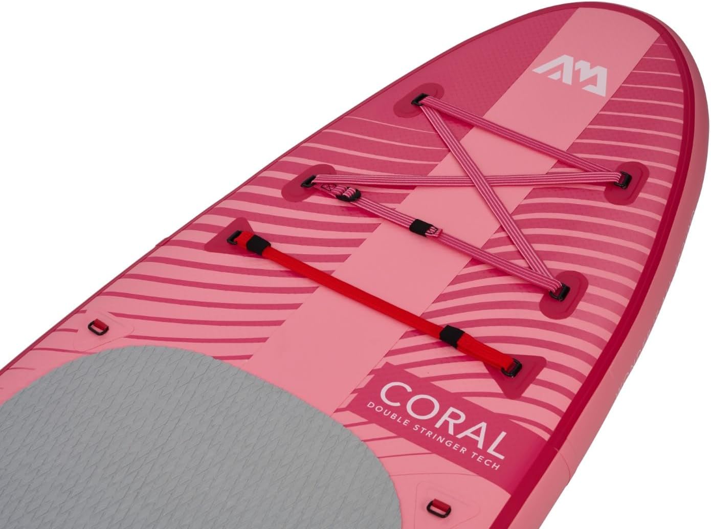 Aqua Marina Stand Up Paddle Coral 310 x 78 cm - Planche de SUP gonflable avec kit complet - Avec pagaie, pompe, sac à dos et aileron - Légère, stable et polyvalente – Image 2