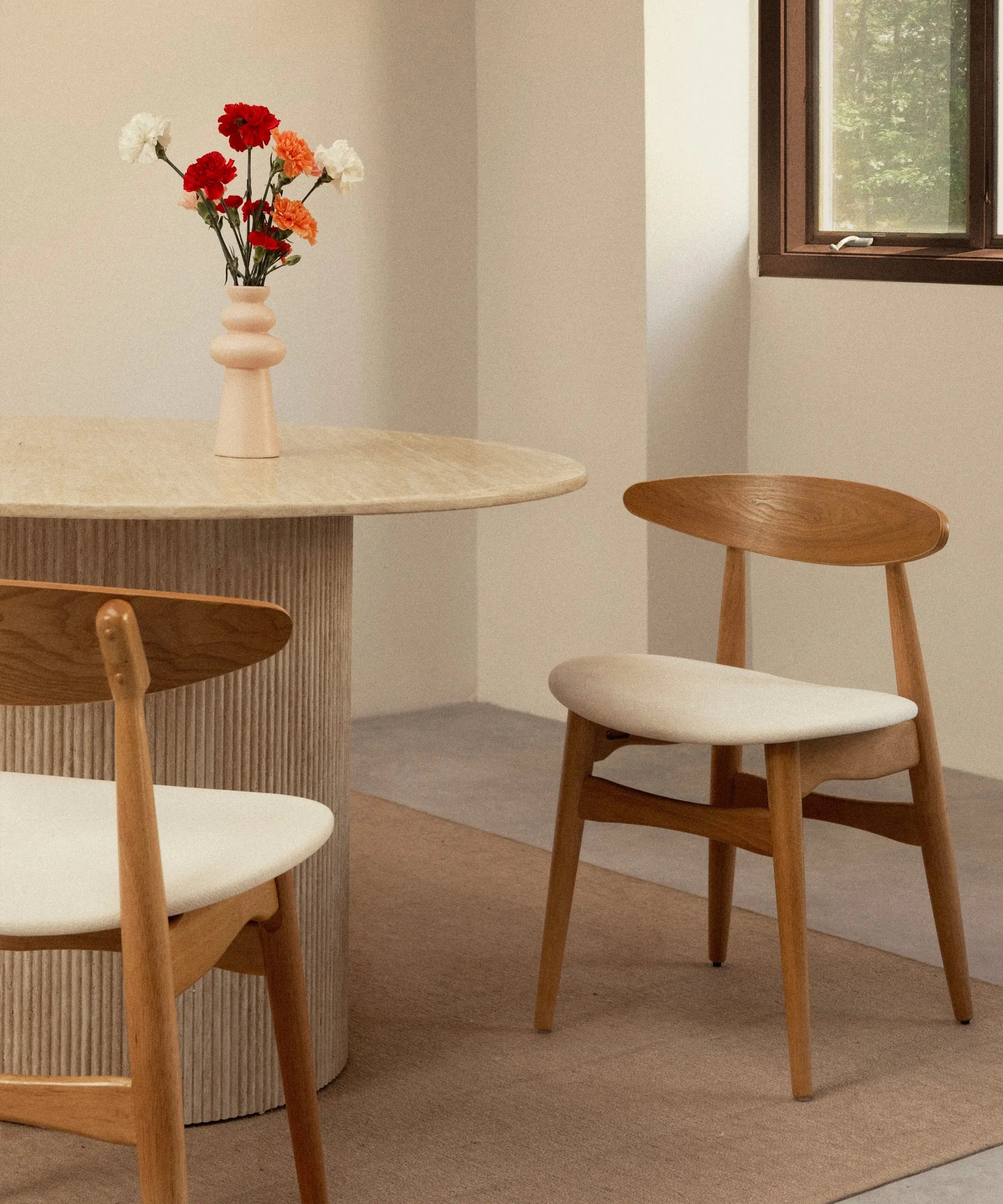 Silla de Comedor en Madera Acolchada Kyoto – Image 20