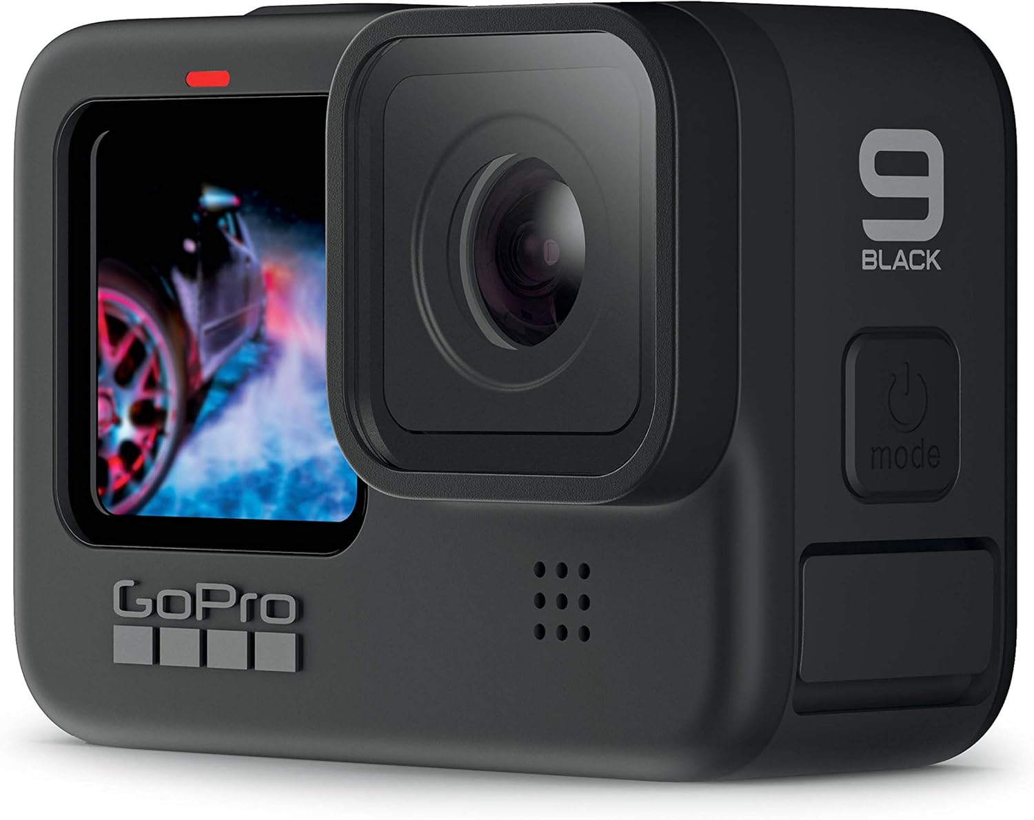 GoPro HERO9 - Caméra de sport étanche avec écran LCD avant et écran tactile arrière, vidéo Ultra HD 5K, photos 20 MP, diffusion en direct 1080p, webcam, stabilisation, noir