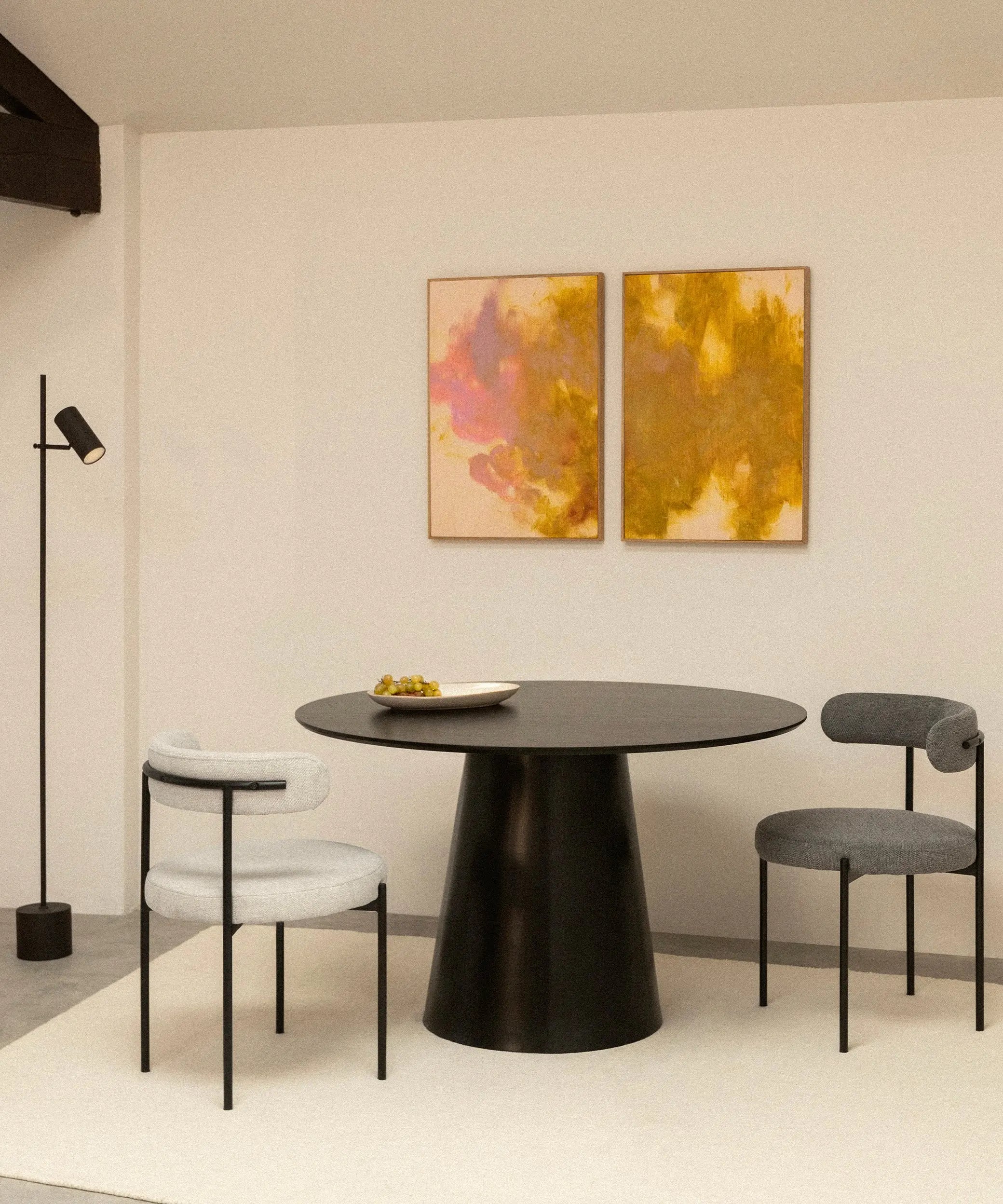 Silla de Comedor en Tela y Metal Alexia – Image 18