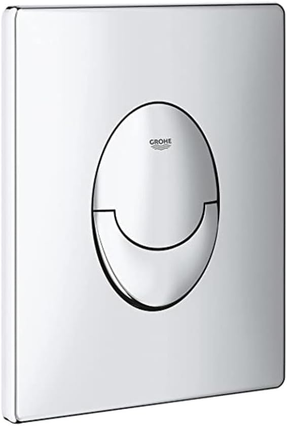 WC Suspendu Pack Complet Accessoires - Pack WC Grohe Bâti autoportant, WC SAT Infinitio sans bride, Plaque chrome, Abattant WC,Cuvette Toilette, Chasse d'eau Wc, Mécanisme – Image 3