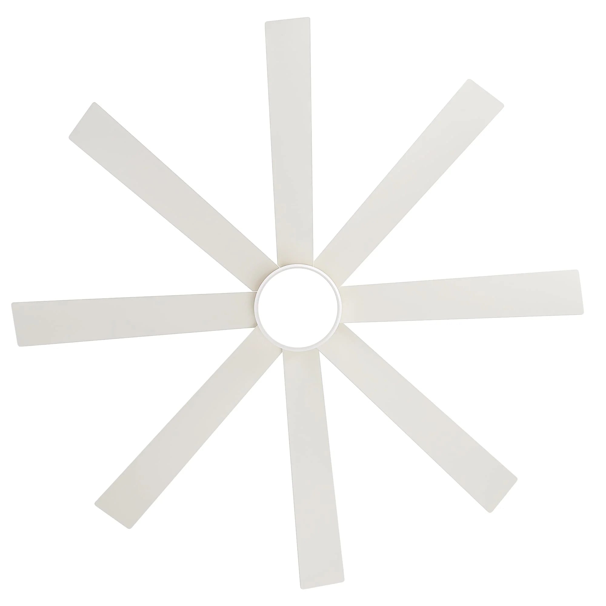 65 Inch 8-Blade Black LED Ceiling Fan with Light and Remote – Image 11