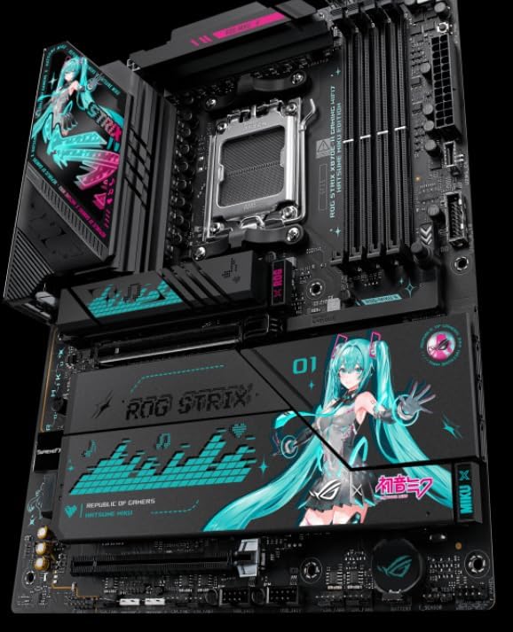 ROG Strix X870E-H Gaming Miku – Carte mère Gaming, ATX – Image 3