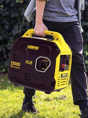 Champion Power Equipment Inverseur de courant (max. puissance 3000 W, onduleur portable, autonomie jusqu'à 11,5 heures, extrêmement silencieux, groupe électrogène de secours) 93001i-EU – Image 6