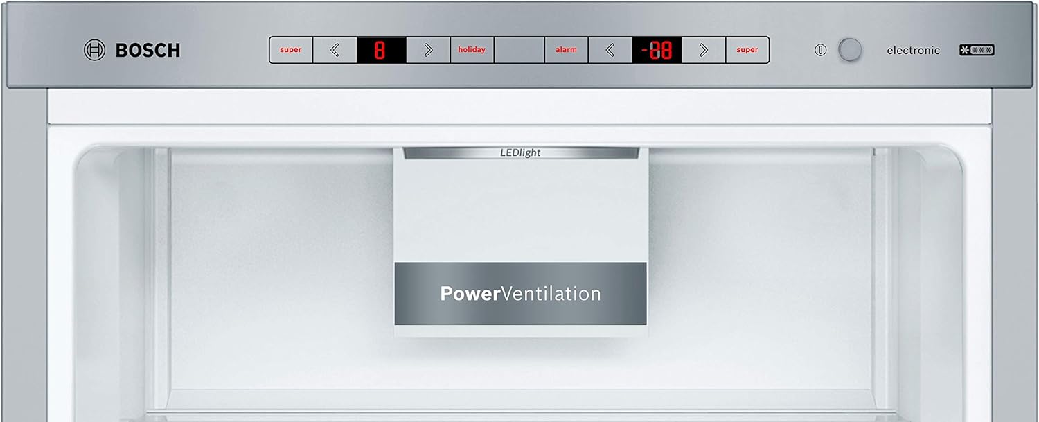 Bosch KGE398IBP - Série 6, Réfrigérateur combiné pose-libre, 201 x 60 cm, Inox anti trace de doigts – Image 5