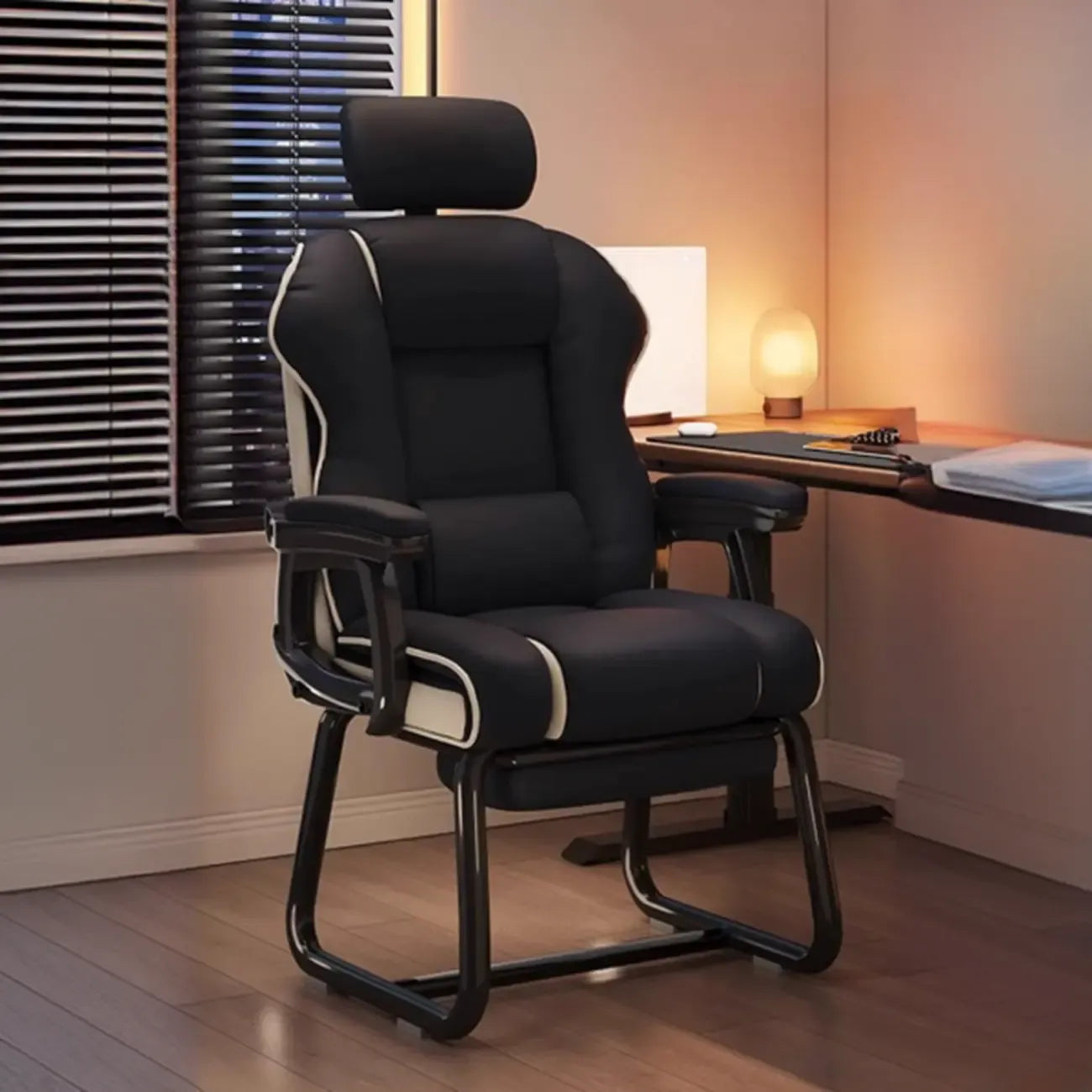 Yellow High-Back Leather Ergonomic Executive Chair – Image 50