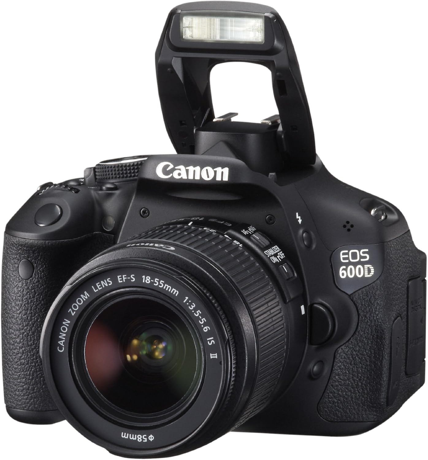Canon EOS 600D Appareil photo numérique Reflex 18 Mpix Kit Objectif 18-55mm IS II Noir – Image 8