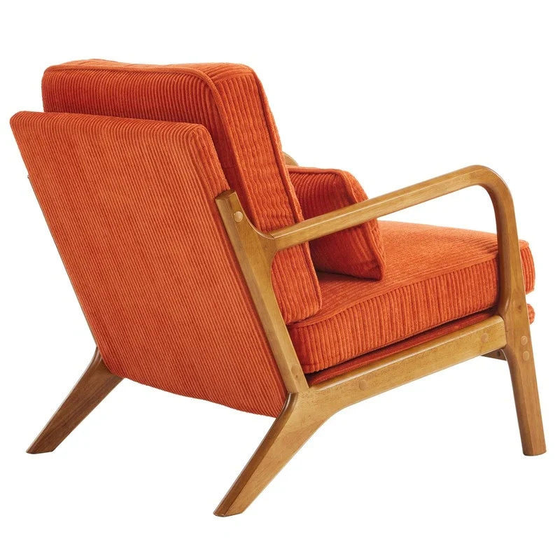 Mid Century Modern Upholstered Accent Chair – Image 10