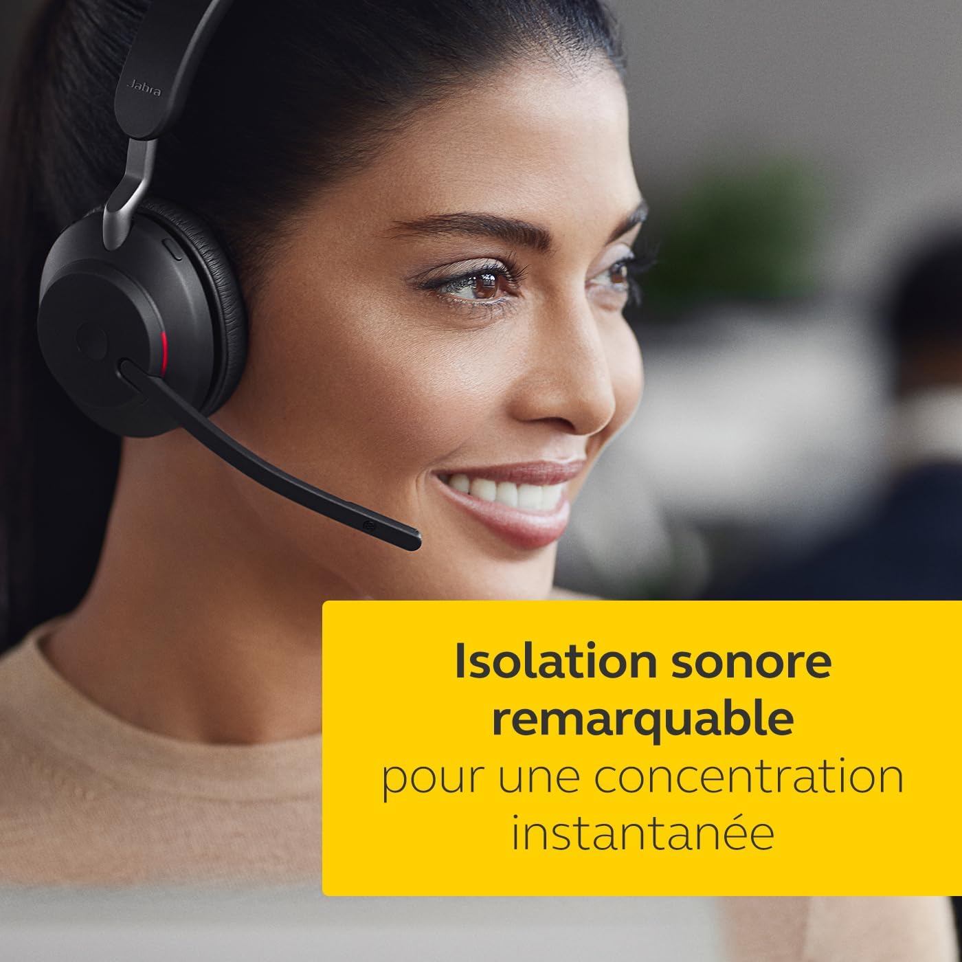 Jabra Evolve2 65 Casque PC Sans Fil avec Station de Charge - Casque Audio Certifié Microsoft Teams avec Batterie Longue Durée - Adaptateur Bluetooth USB-C - Noir – Image 8