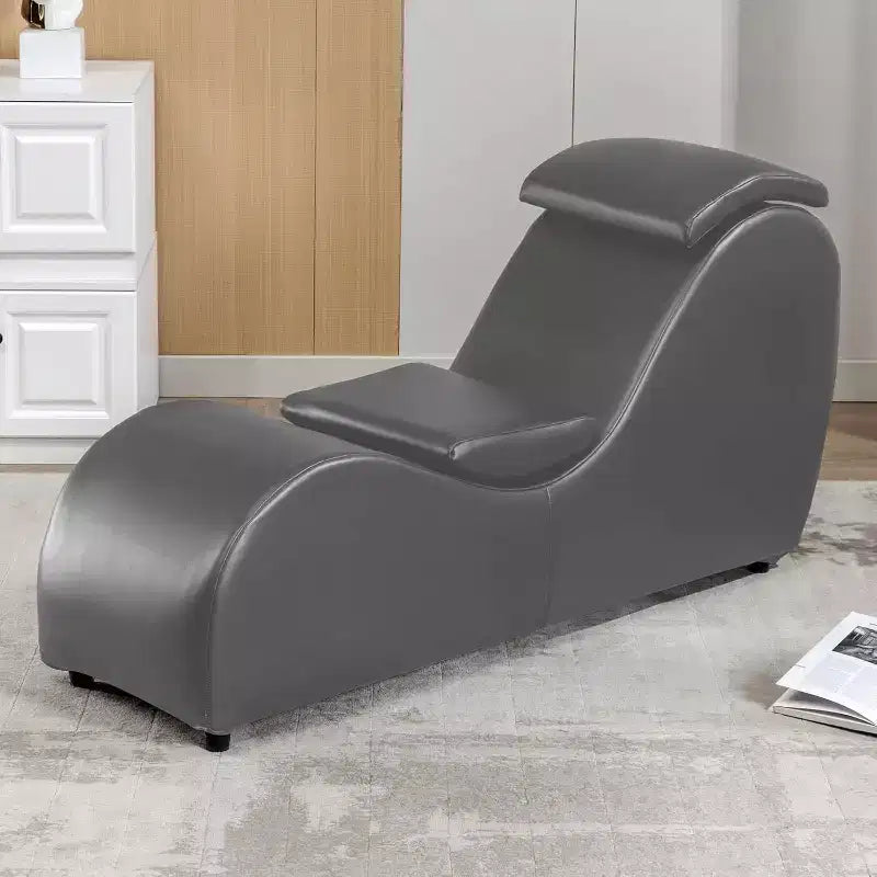 Mjkone 60 Inch Yoga Chair Chaise Lounges with Adjustable Head Cushion – Image 3