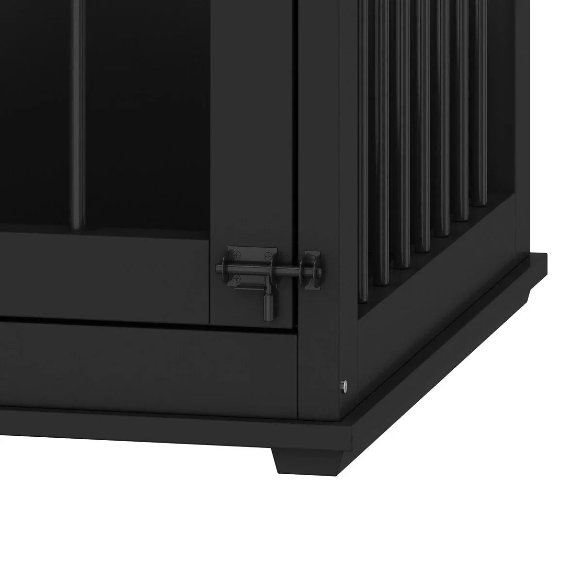 Large Corner Dog Crate Furniture for 2 Dogs, L Shape Dog Crate Cage - 58.7X41.1 – Image 36