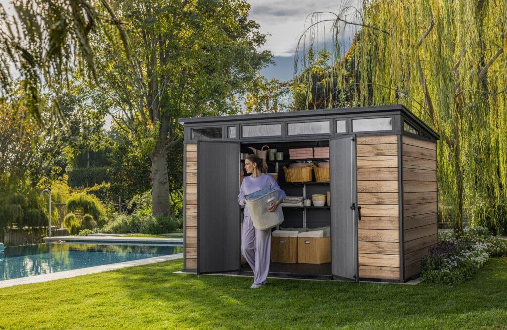 Abri de Jardin Signature 117 - Aspect Bois Douglas - 7,4m - KETER – Image 8