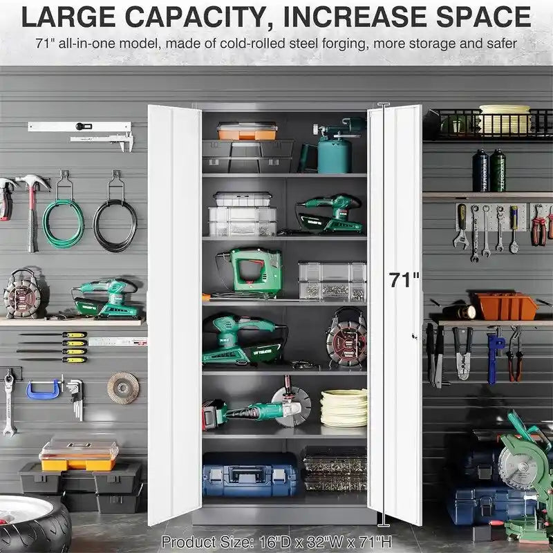 Metal Garage Storage Cabinet – Image 19