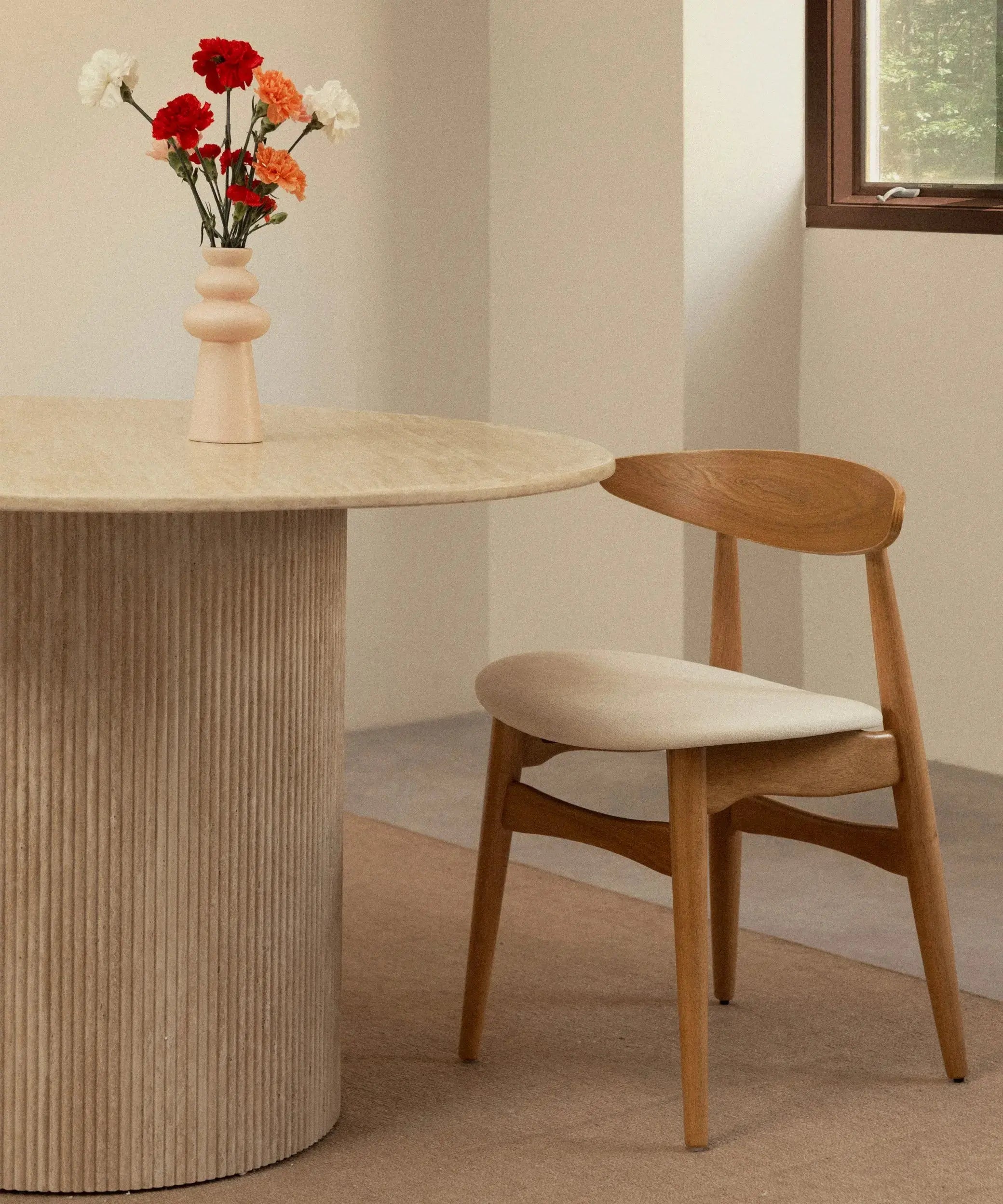 Silla de Comedor en Madera Acolchada Kyoto – Image 21