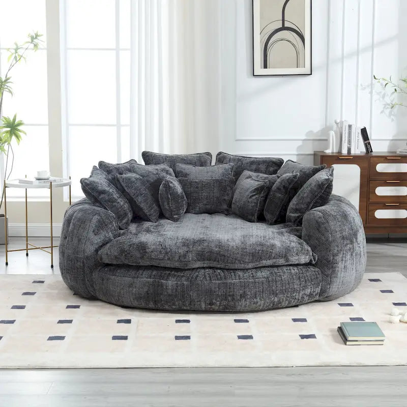 Comfortable Double Loaf Sofa Bed, Oversized Sofa Bed with Armrests – Image 39