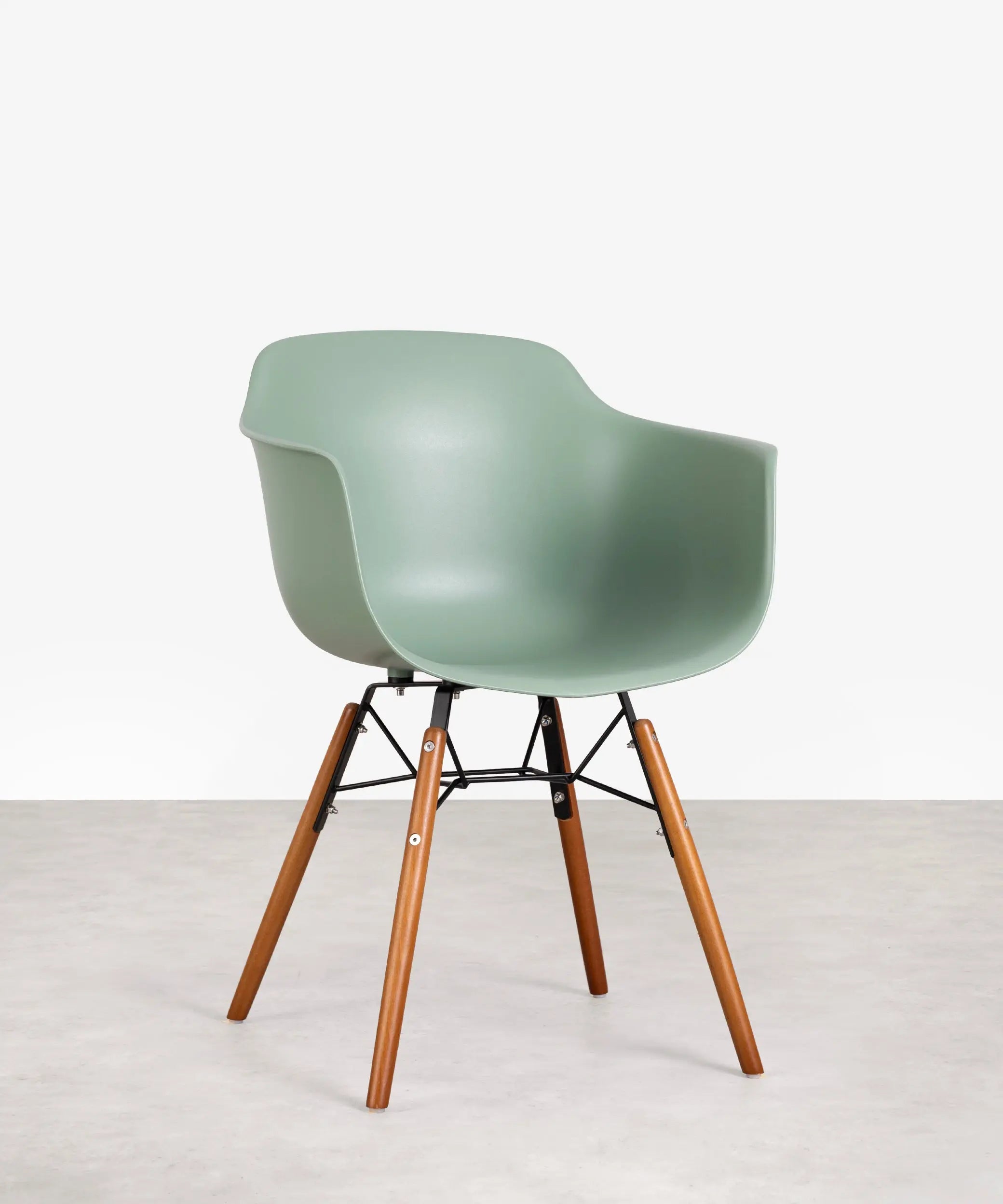 Silla de Polipropileno y Madera Elon Arms – Image 7