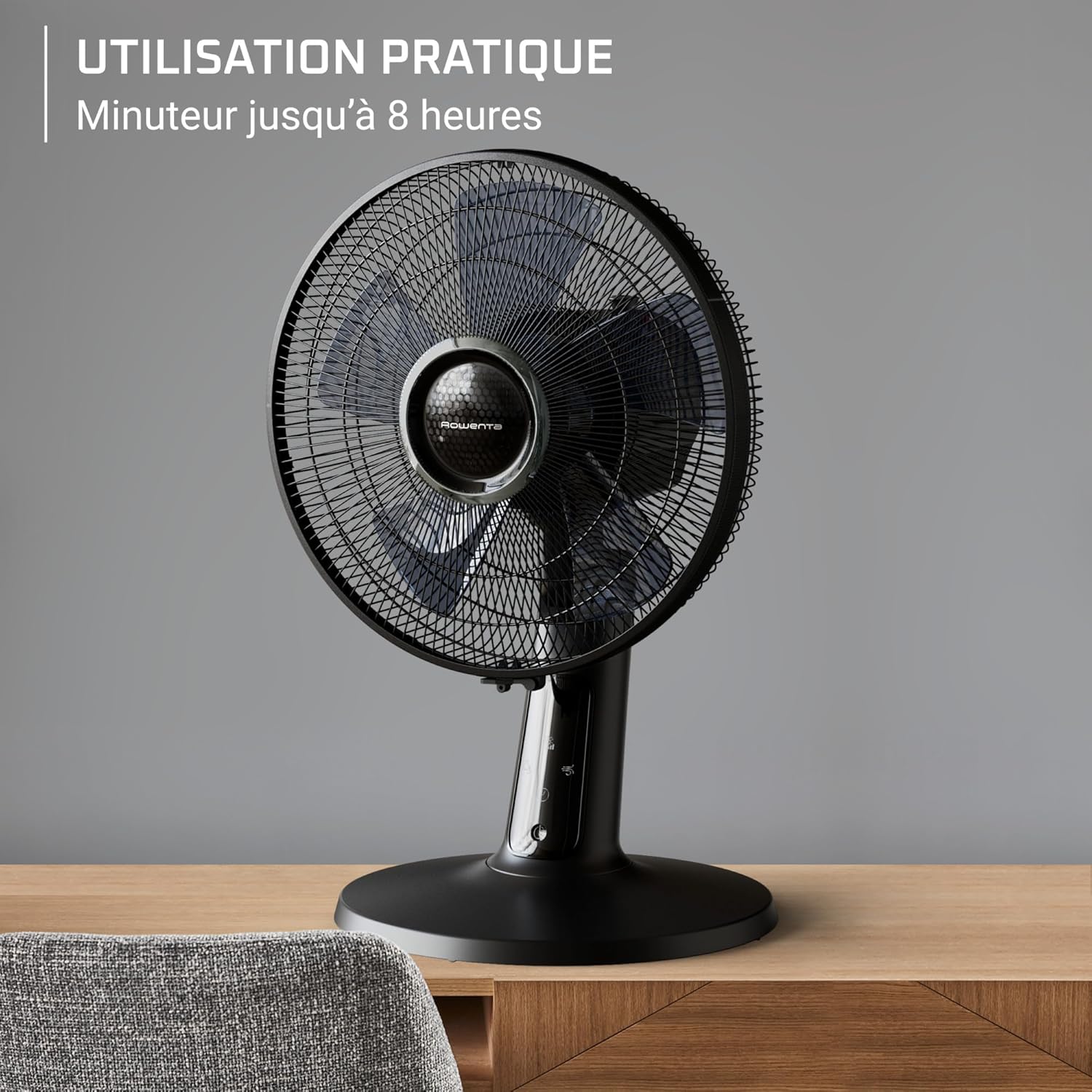 Rowenta Turbo Silence Extreme +, Ventilateur de table, Rafraîchissement intense, Silencieux, Économies d'énergie, VU2750F0 – Image 7