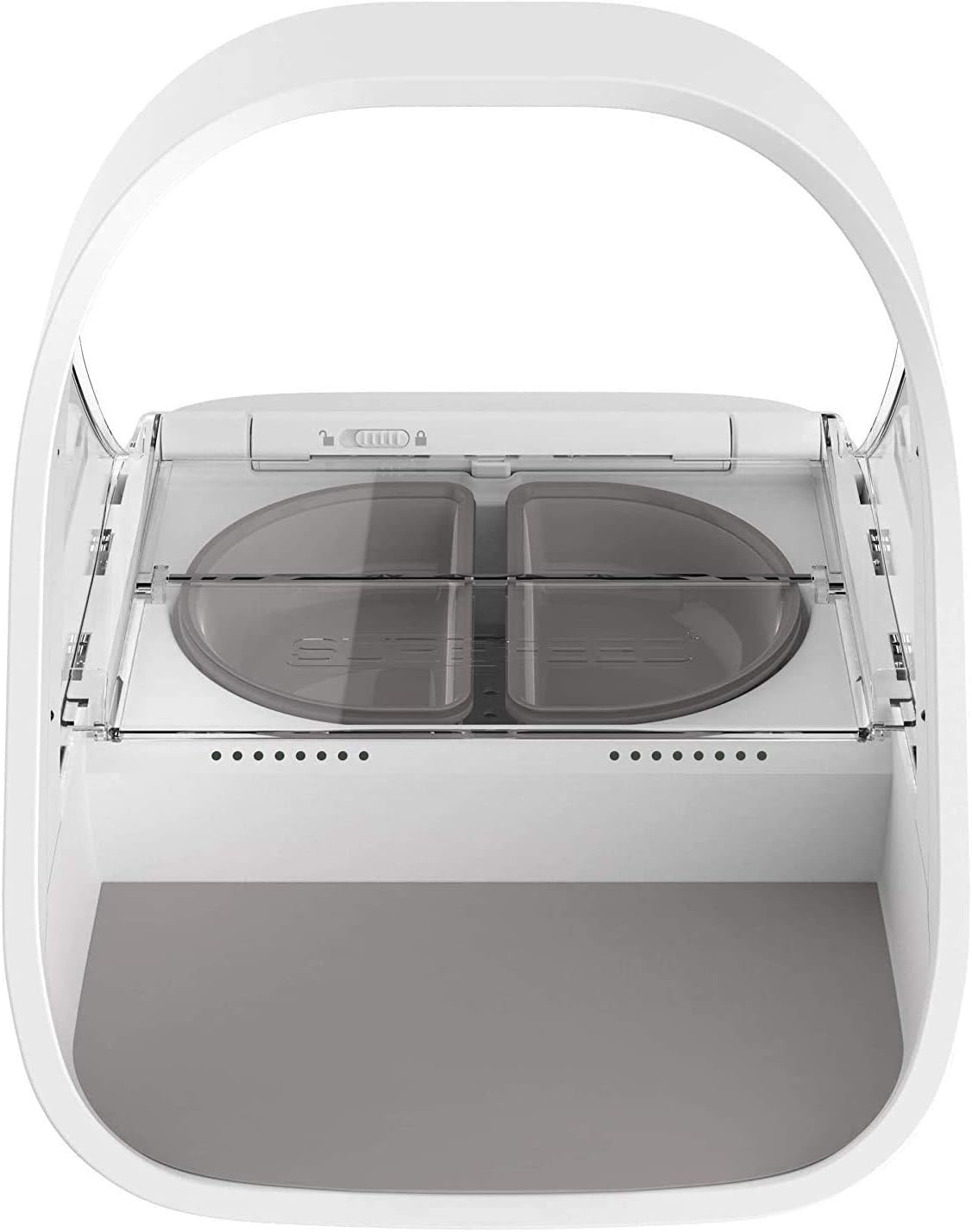 Sure PetCare | Distributeur de Nourriture Connect à Puce électronique SureFeed, Compatible avec Les médaillons d'identification par radiofréquence, contrôle par Application Mobile, Blanc – Image 6