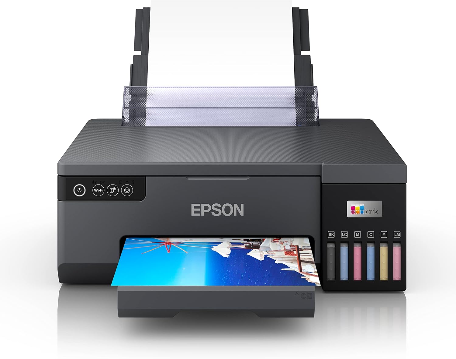 EPSON EcoTank L8050 Imprimante photo Wi-Fi 6 couleurs A4 Connectée avec connectivité Smart App – Image 2