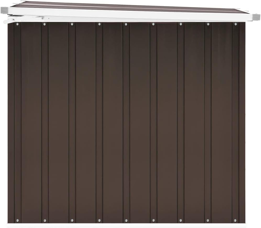 FIRBNUS Coffre de jardin Coffre de rangement extérieur banc extérieur coffre extérieur coffre extérieur grand coffre extérieur 149 x 99 x 93 cm acier galvanisé et plastique – Image 4