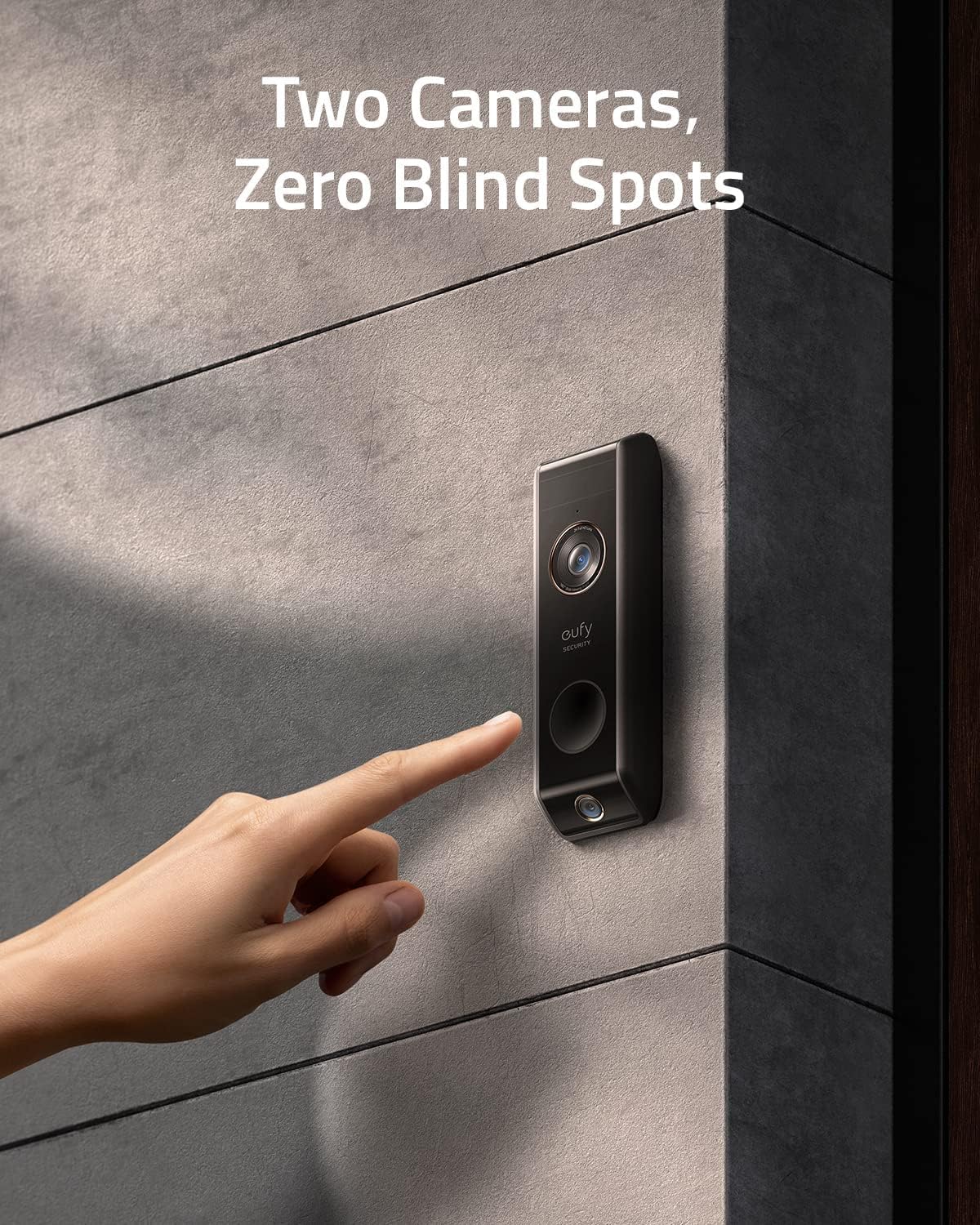 eufy Security Video Doorbell S330 Sonnette sans Fil avec 2 Cameras (sur batterie) avec HomeBase, Double Détection des Mouvements et Colis, 2K HD, sans Charges Mensuelles, 16G de Stockage Local – Image 7