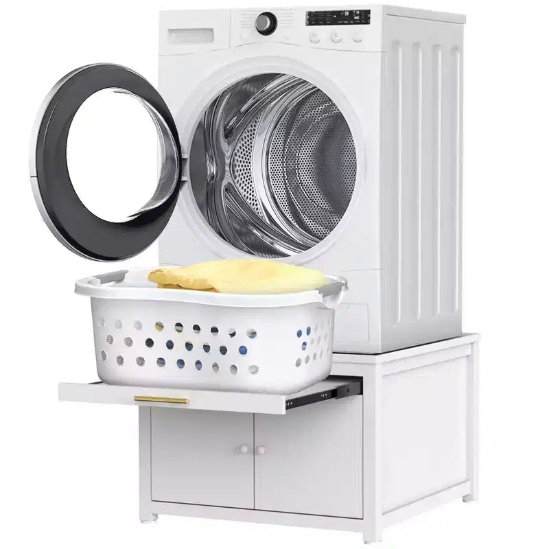 GDLF Laundry Pedestal Heavy Duty Metal Washer Dryer Pedestal 29 Universal Fit Anti-Vibration Washing Machine Stand – Image 3