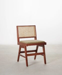 Alternative view of Silla de Comedor en Madera Tapizada Pauline