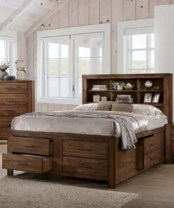 6 Underbed Drawers Bed In Walnut