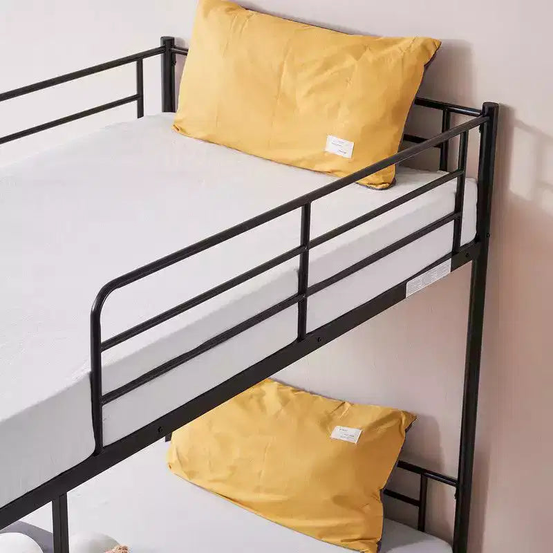 Karl Home Twin Over Twin Steel Bunk Bed Frame Ladder Bedroom Dorm Room for Kids Adult Children – Image 37