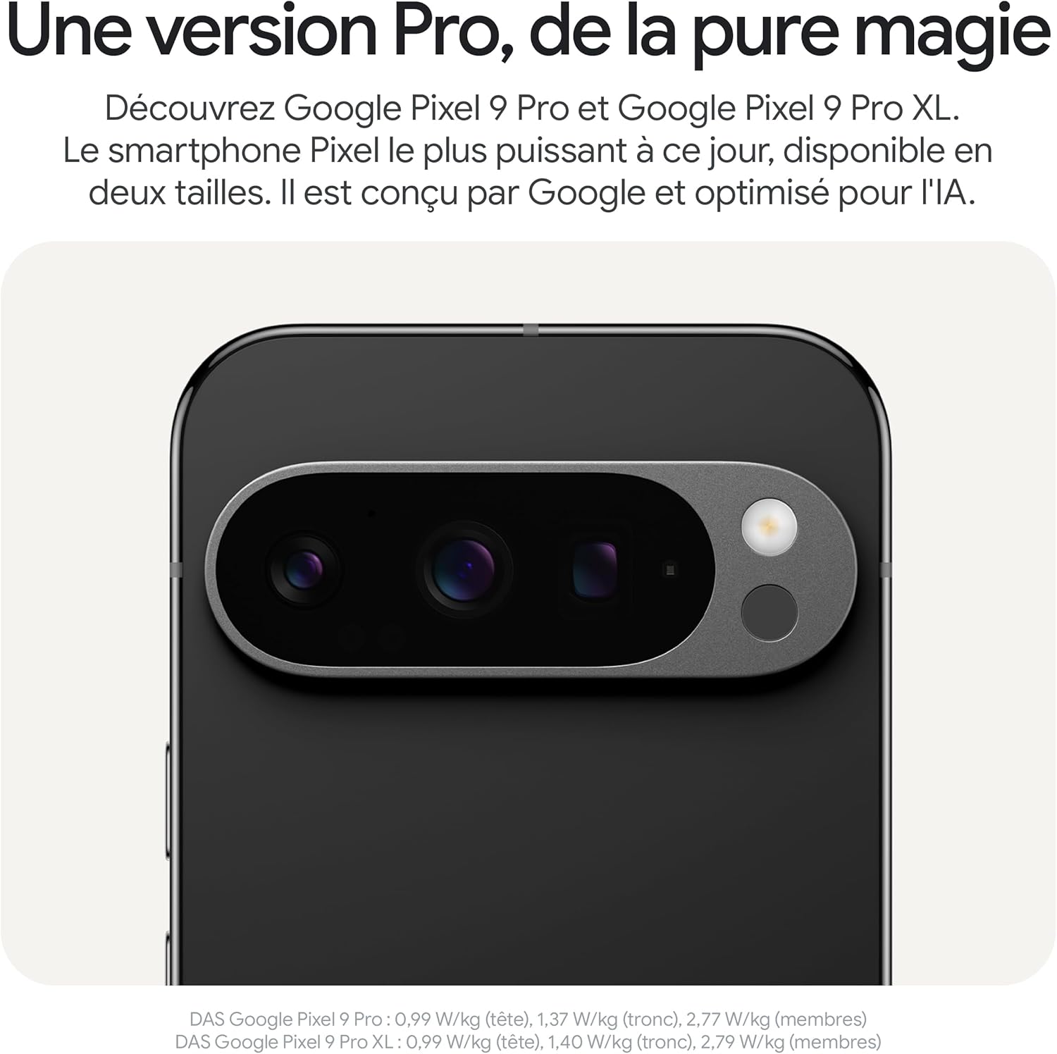 Google Pixel 9 Pro XL - Smartphone Android débloqué avec Gemini, Triple Appareil Photo arrière, 24 Heures d'autonomie et écran Super Actua 6,8 Pouces - Noir Volcanique, 256GB – Image 5
