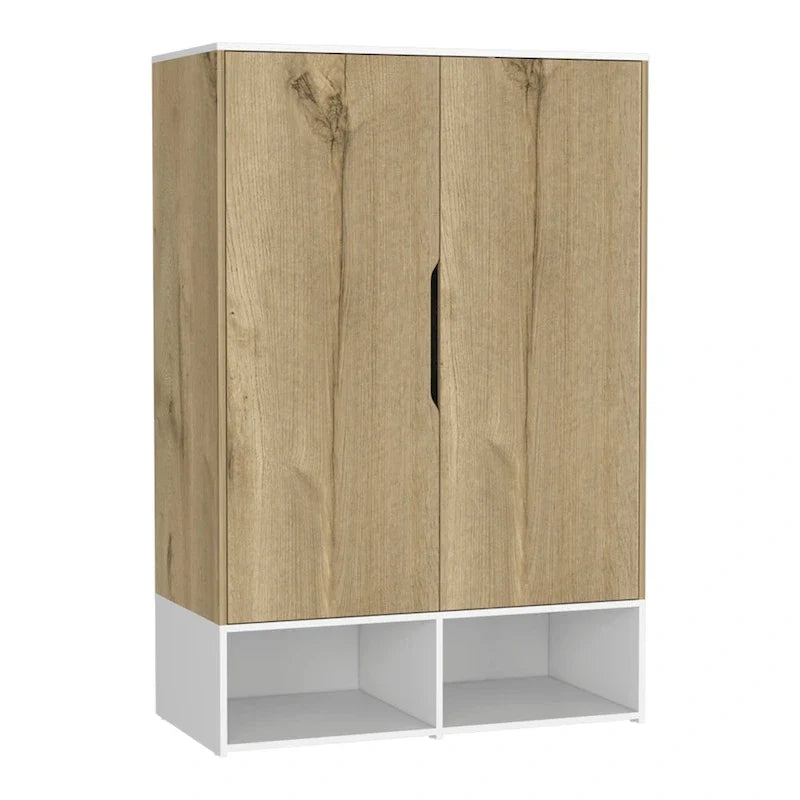 Rose Double Armoire with Hanging Rod – Image 4