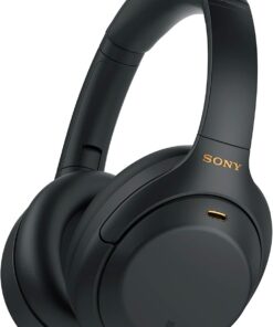 WH1000XM4| Casque Bluetooth à réduction de bruit sans fil, 30 heures d'autonomie, avec micro pour appels téléphoniques, optimisé pour Amazon Alexa et Google assistant, Noir