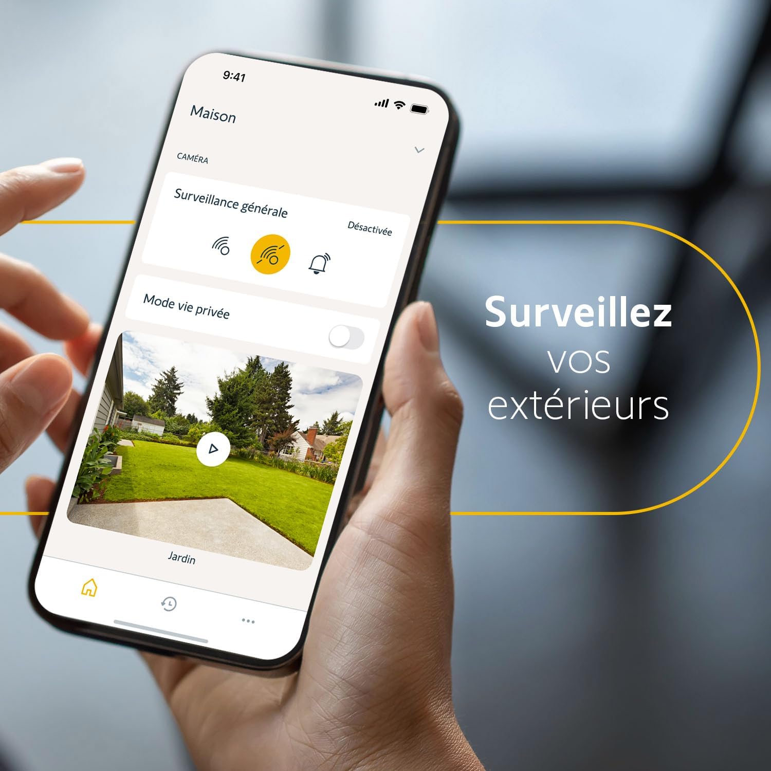 somfy 1875325 - Outdoor Camera 2 Blanche, Caméras avec détection de Mouvement Intelligente, Sirène intégrée de 110 DB, Branchement Possible sur Un luminaire existant, Images Full HD 1080p – Image 5
