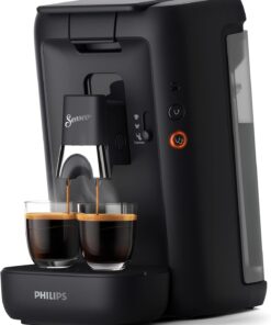 Senseo Maestro Machine à Café Dosettes avec Réservoir d'Eau de 1,2 Litre, Sélection l'Intensité du et Fonction Mémo, Produit Vert, Couleur: Noir, (CSA260/61)