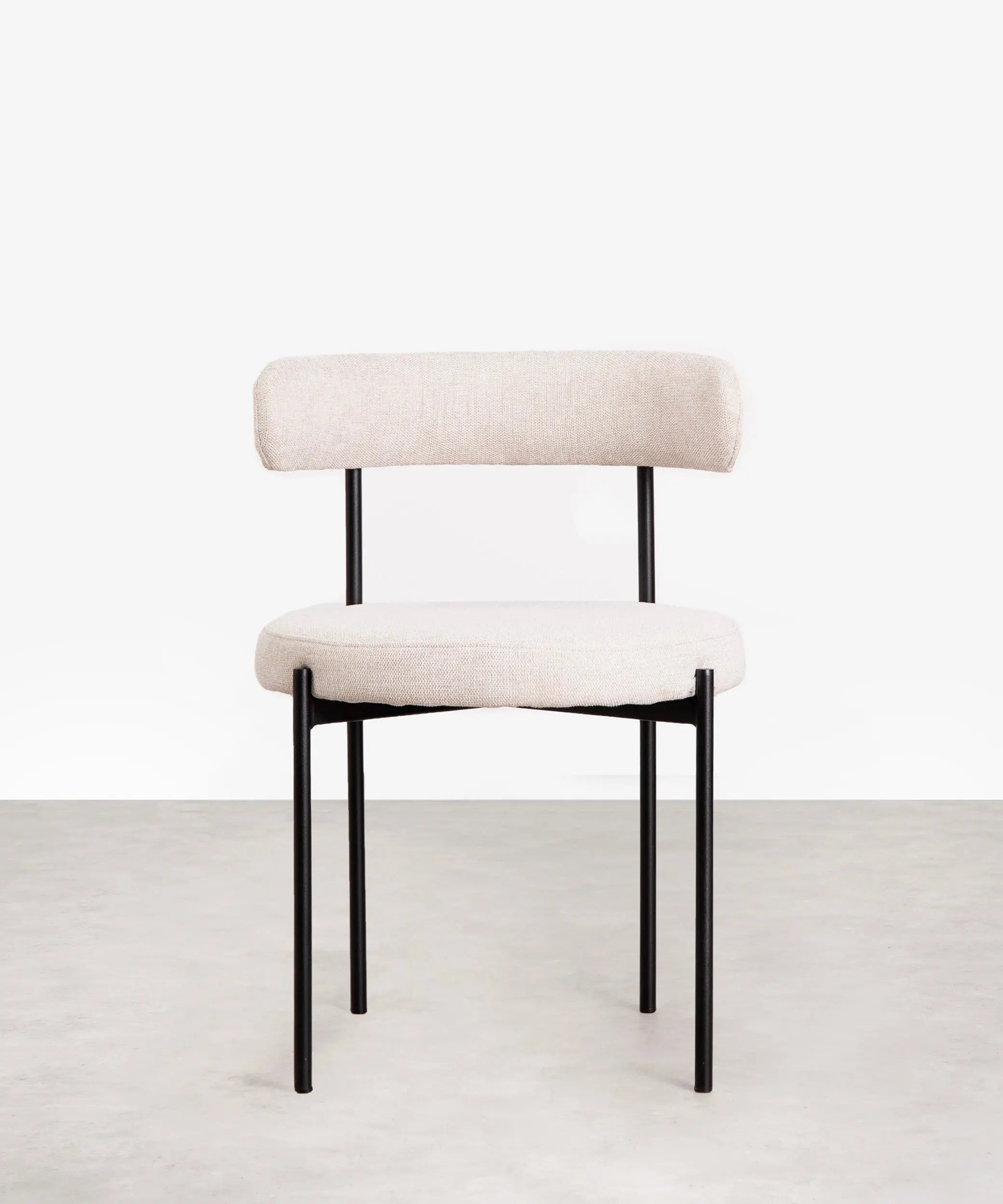 Silla de Comedor en Tela y Metal Alexia – Image 14