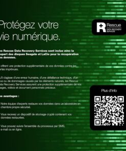 Alternative view of Seagate Expansion Card pour Series X|S SSD 2To, Plug and Play NVMe SSD Expansion, officiel permis, Services Rescue (STJR2000400)