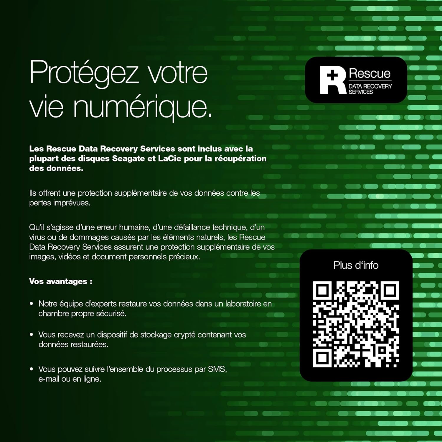Seagate Expansion 28To Disque Dur Externe HDD - USB 3.0, avec Rescue Data Recovery Services (STKP28000400) – Image 3