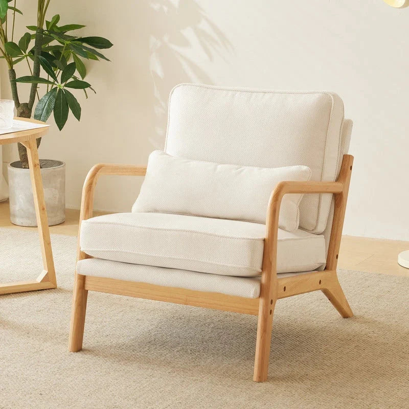 Mid Century Modern Upholstered Accent Chair – Image 34