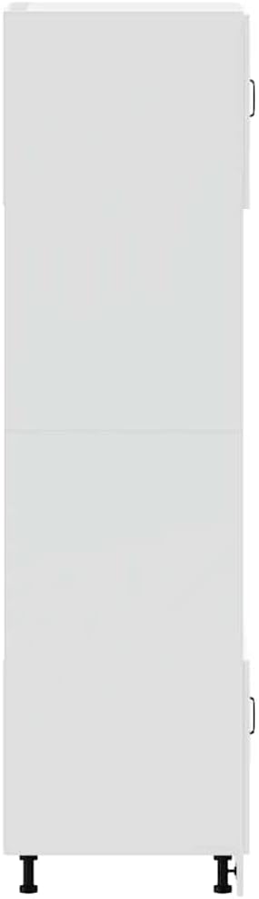 vidaXL Armoires de Four 2 pcs Porto Blanc Bois d'ingénierie, unité de Four, Armoire de Four de Cuisine, unité de Base de Four – Image 6