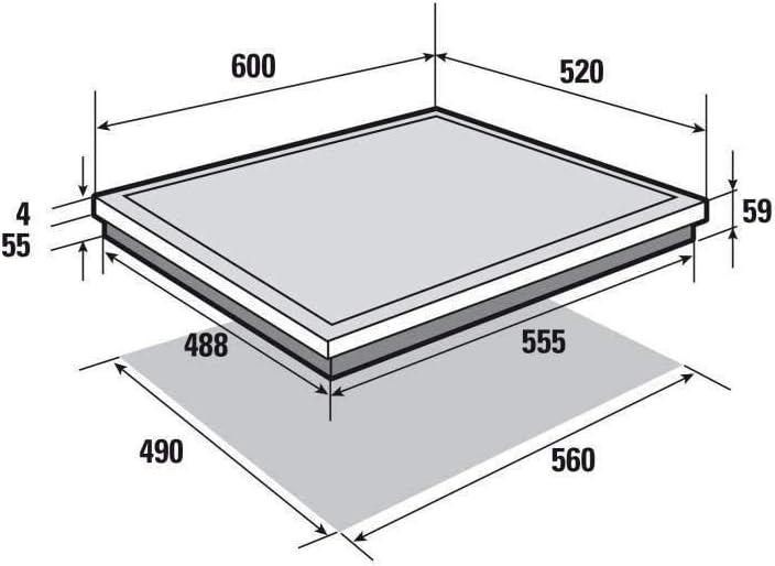 SAUTER Plaque induction SPI4367B, 3 foyers, 3 minuteries, puissance 7200w – Image 2