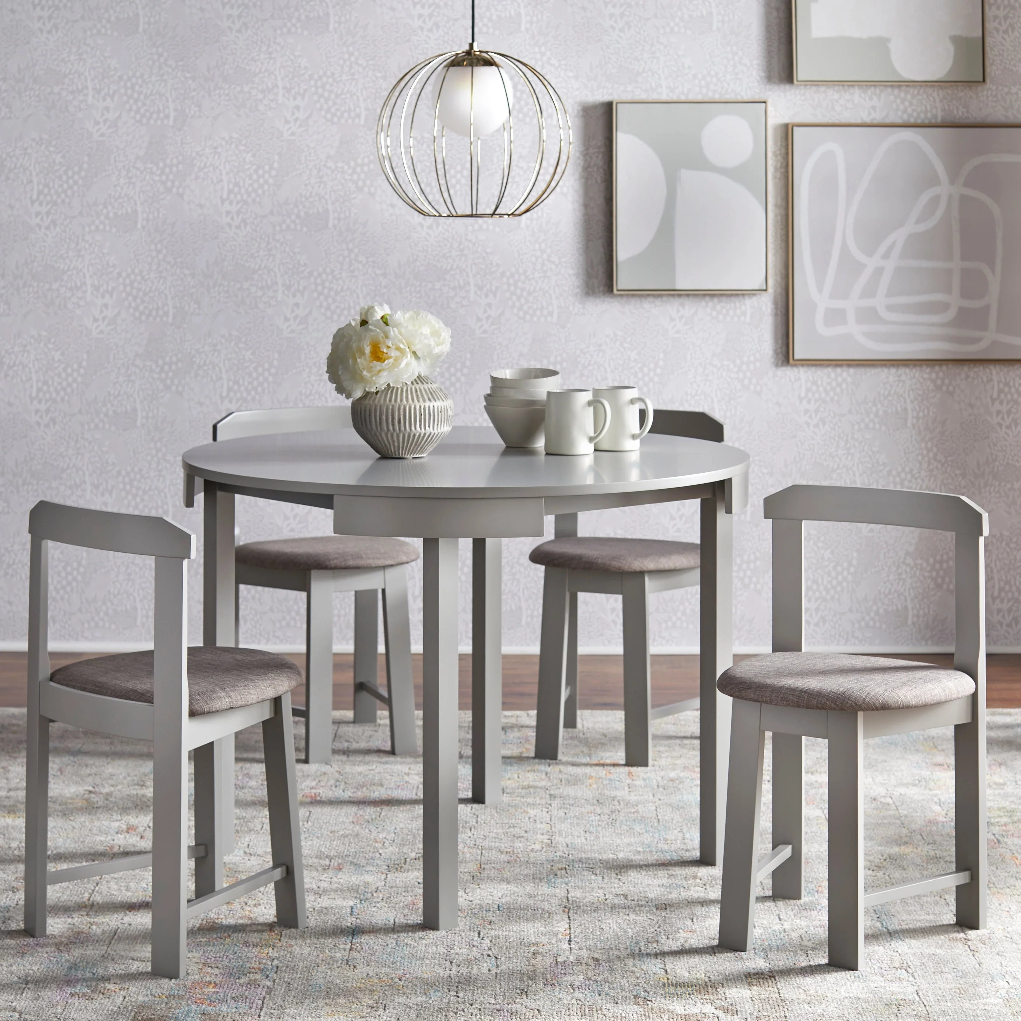 Harrisburg Tobey 5-piece Compact Round Dining Set – Image 7