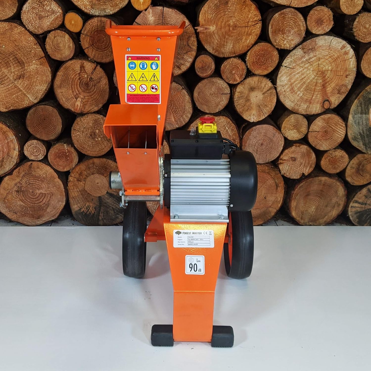Forest Master FM4DDE broyeur de Jardin électrique 2800 W 4 CV pour Branches, Feuilles de Bois – Image 6