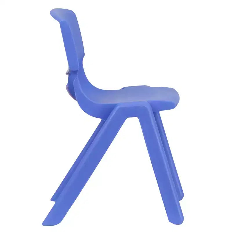 Flash Furniture 10 Pack Plastic Stackable School Chair with 13.25 Seat Height – Image 9