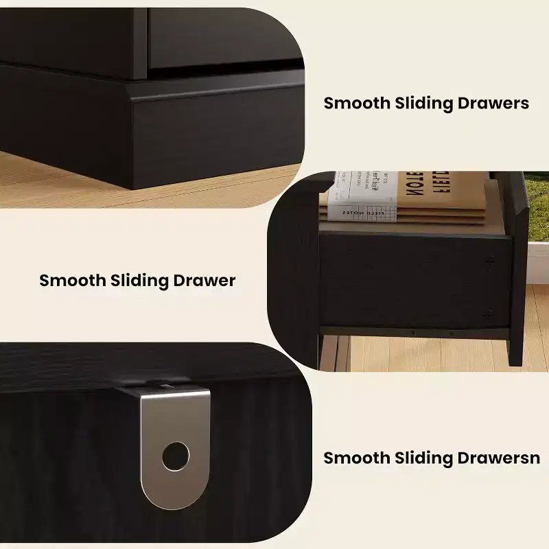 8-Drawer Storage Cabinet, Chest of Drawers with Deep Drawers, Large Wide-Top Closet for Living Room, Hallway, Children's Room – Image 8